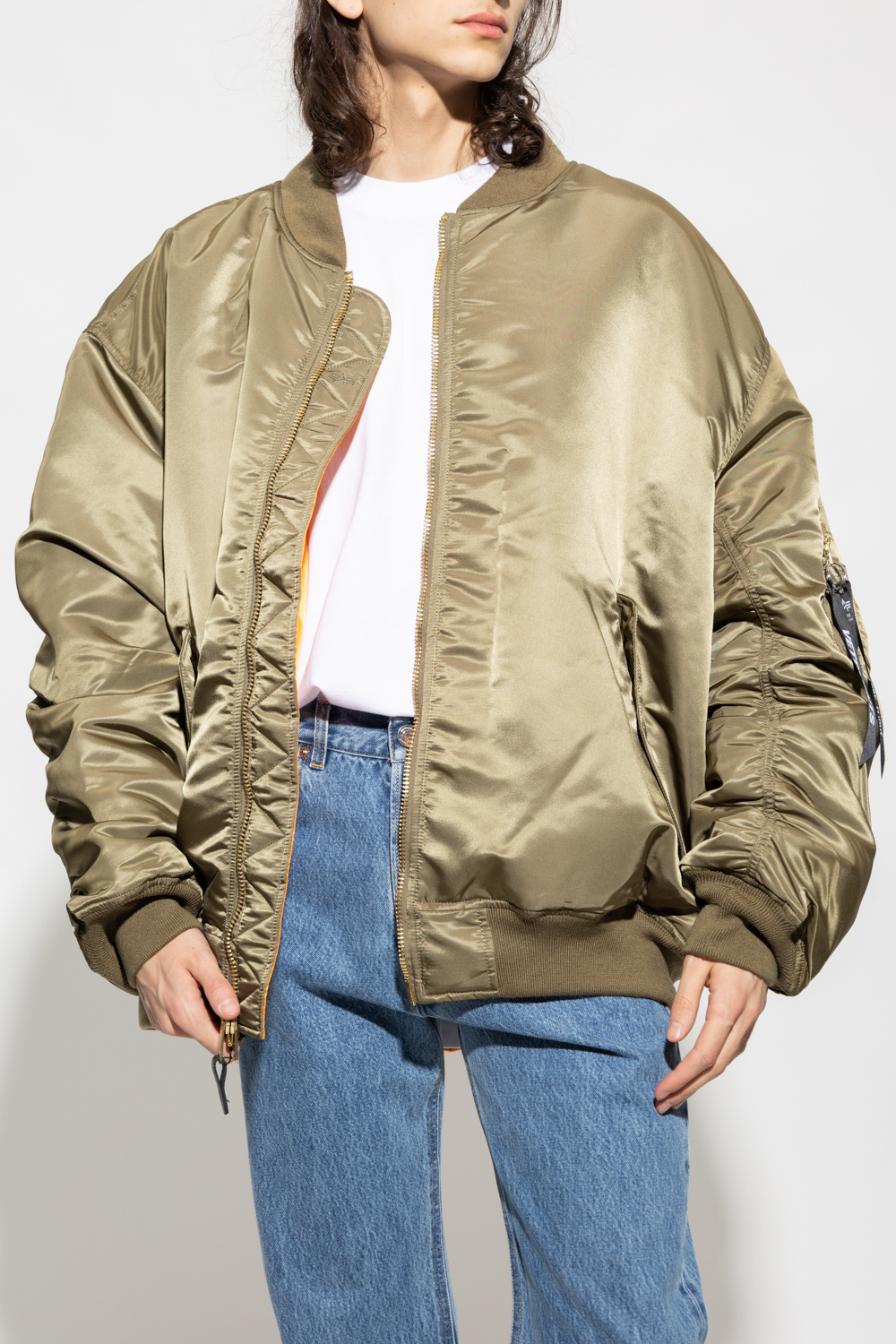 Vetements x alpha clearance industries oversized bomber jacket